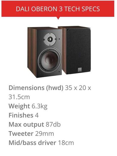 Dali Oberon 3 Speakers