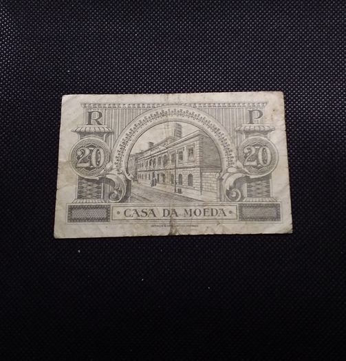 Portugal : 20 Centavos Banknote - 1922