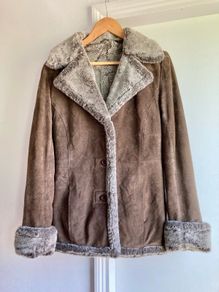 Vintage Womens leather coat (10)