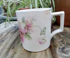 1940s Large mug, pottery mug, Irish farmhouse pottery