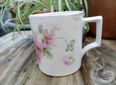 1940s Large mug, pottery mug, Irish farmhouse pottery