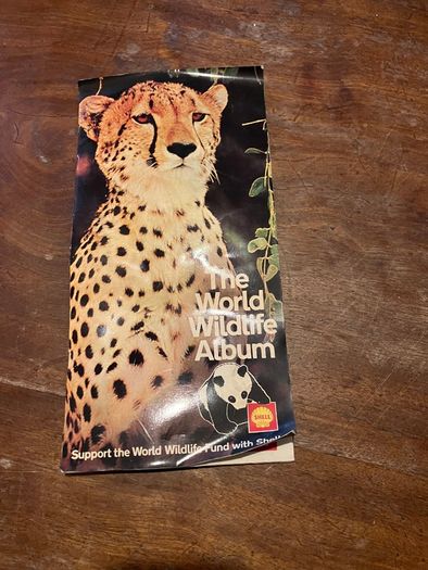Vintage Shell WWF Shell Wild Animal Cards