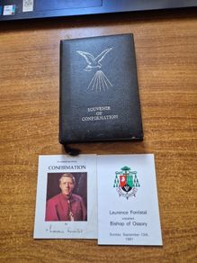 Vintage Confirmation Prayer Book with Bishop of Ossory Laurence Forristal 1981 People's Prayer Book