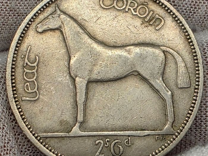 Ireland 1961 Mule Half Crown Coin Mint Error