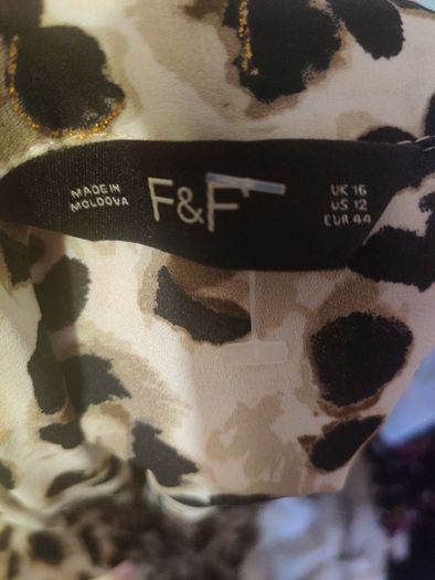 Brand new F&F leopard print blouse size UK16 EU44 Postage included