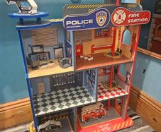 Toy Fire and Police Station