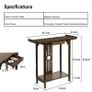 32" Console Table Rustic Sofa Table Accent Entryway Table for Living Room,Hallway Entrance Image 3