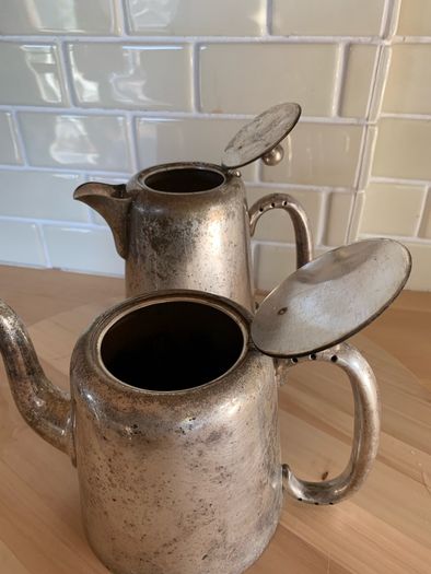 Antique 'Gresham hotel' silver lated tea set