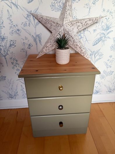 3 Drawer bed side locker