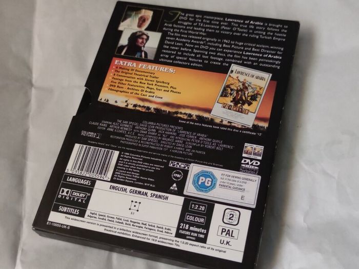 Lawrence Of Arabia Special Edition Dvd
