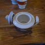 Antique Chinese Teapot, sugar bowl and milk jug. Image 4