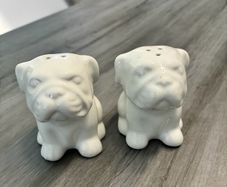 Bulldog Salt & Pepper Shakers
