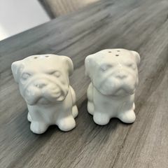 Bulldog Salt & Pepper Shakers