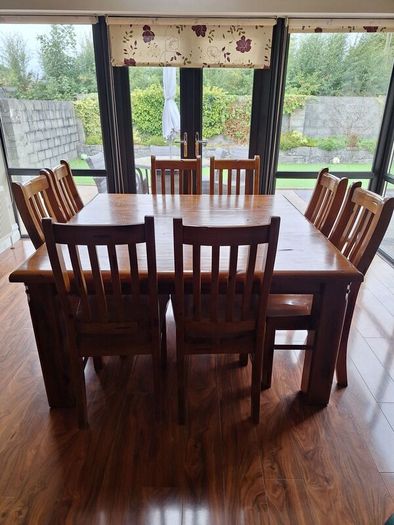 Dining table and chairs