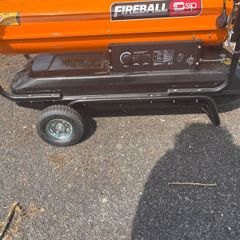 Diesel space heater warehouse