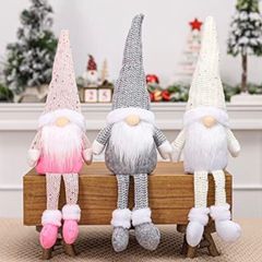 Christmas Decorations, Christmas Gnome Ornaments, 3pcs Handmade Swedish Tomte Plush Gnome, for Home Office Table Decoration Christmas MULTIPLE COLOURS AVAILABLE (FREE POSTAGE)