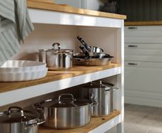 IKEA TORNVIKEN off-white, oak, kitchen island
