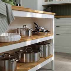 IKEA TORNVIKEN off-white, oak, kitchen island