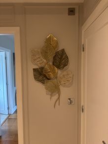 Gold leaf wall ornament!