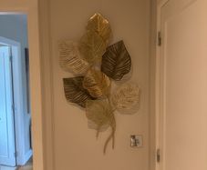 Gold leaf wall ornament!