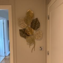 Gold leaf wall ornament!