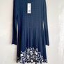 F&F Polka dots Girls Dress 12-13Y | New | Navy Blue Floral Image 2