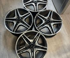 Set of 4 Mercedes rims W176 W246 AMG Wheel Alloy Rim 18" 7.5J A1764010302 5 Double Spoke 5/112 /R18 - Mercedes (Genuine OE)