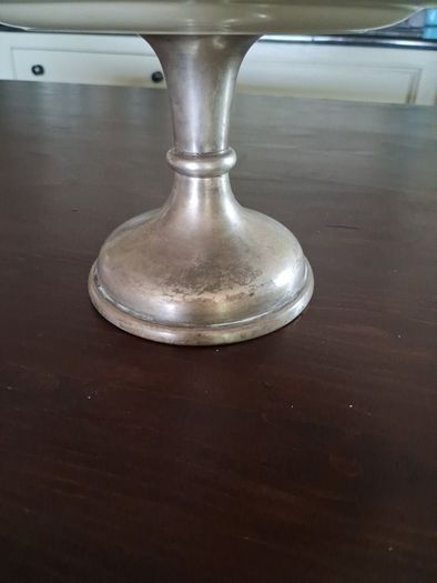 Hand painted vintage cake stand