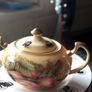 Aynsley Harvest Gold Sugar Bowl With Lid And A Plate Image 10