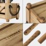 Bartender Kit Cocktail Shaker Set with Stand 11-Piece Cocktail Set with Rustic Tray for Mixed Drinks, Home Bar Decor Housewarming Gift Bartender Tools Image 5