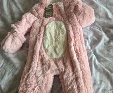 Baby Girl Hooded All in One