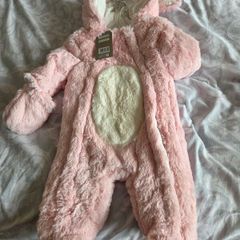 Baby Girl Hooded All in One