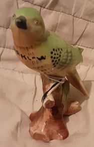 vintage ceramic budgie ( arklow  )