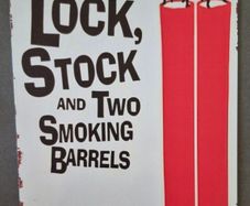 Vintage Style  Metal Sign. Lock stop and two smoking barrels.