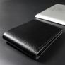 Mens Genuine Leather Wallet Real Cowhide Bifold RFID Blocking Slim Card Holder Image 5