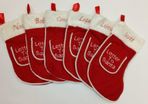 Christmas Stocking - Free Delivery - Name Embroidered -
