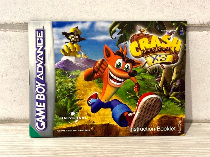 Crash Bandicoot XS for Game Boy Advance Boxed