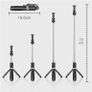 Smart Bluetooth Selfie Stick with Tripod Stand and Remote - Black Image 8