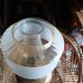 Large Vintage Brass Kerosene Lamp Image 4