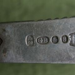 Antique George Bishop & Sons Sterling Silver Knife 39,9g