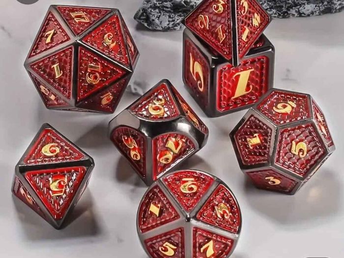 D&D dice set
