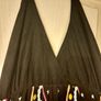 Jasmine London Black Halterneck Maxi Dress - Star & Paisley Print - Size L Image 3