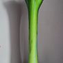 Mid-century 3ft Art glass Lily floor vase Image 3