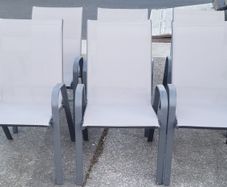 6 x outdoor garden chairs