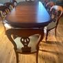 Mahogany Dining Table & 8 Chairs Image 5