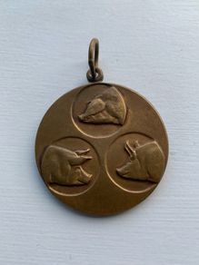 Bronze  Antique Medal