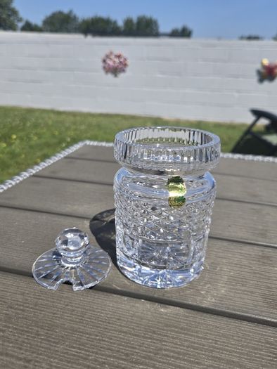 Vintage Waterford Crystal Lidded Preserve Jar