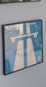 Kraftwerk - Autobahn - framed 1974 album cover
