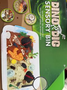 Dino sensory bin BNIB