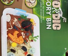 Dino sensory bin BNIB